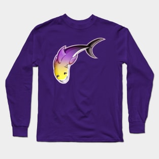 Enby Shark Long Sleeve T-Shirt